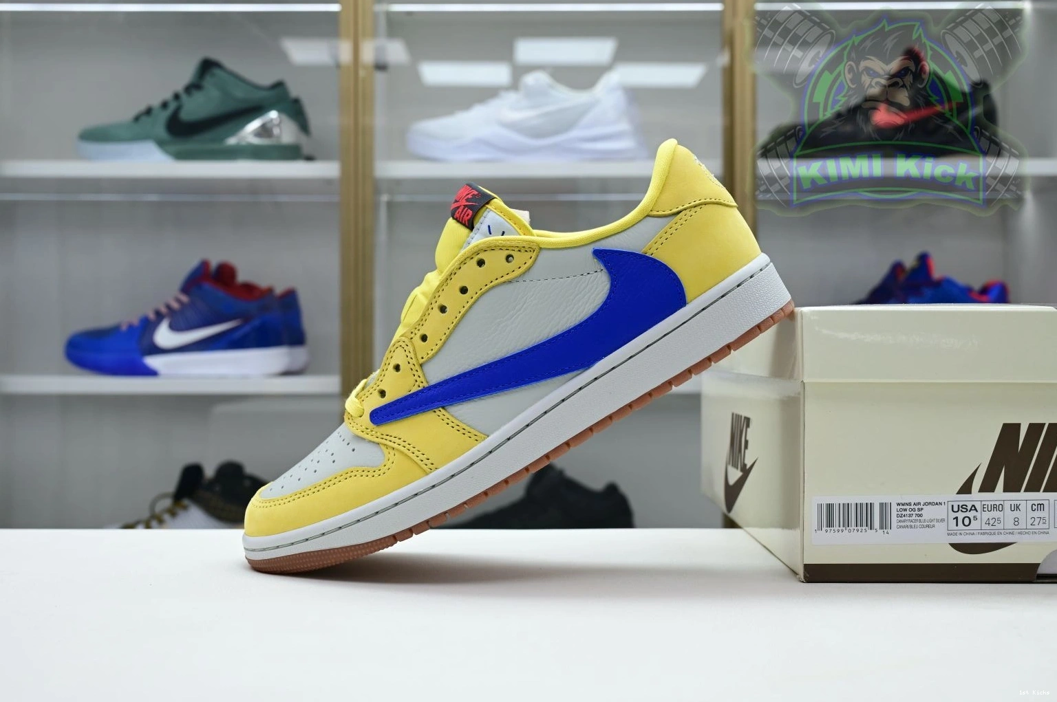 Travis Kimikick Affordable Air Jordan Jordan Canary 1Low Scott x 1872 1221